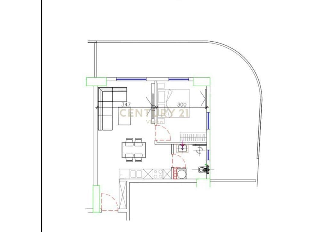 1+1 Apartment for Sale in Shëngjin at "Prishtina Tower" - €104,260 | 99.29 m² 2