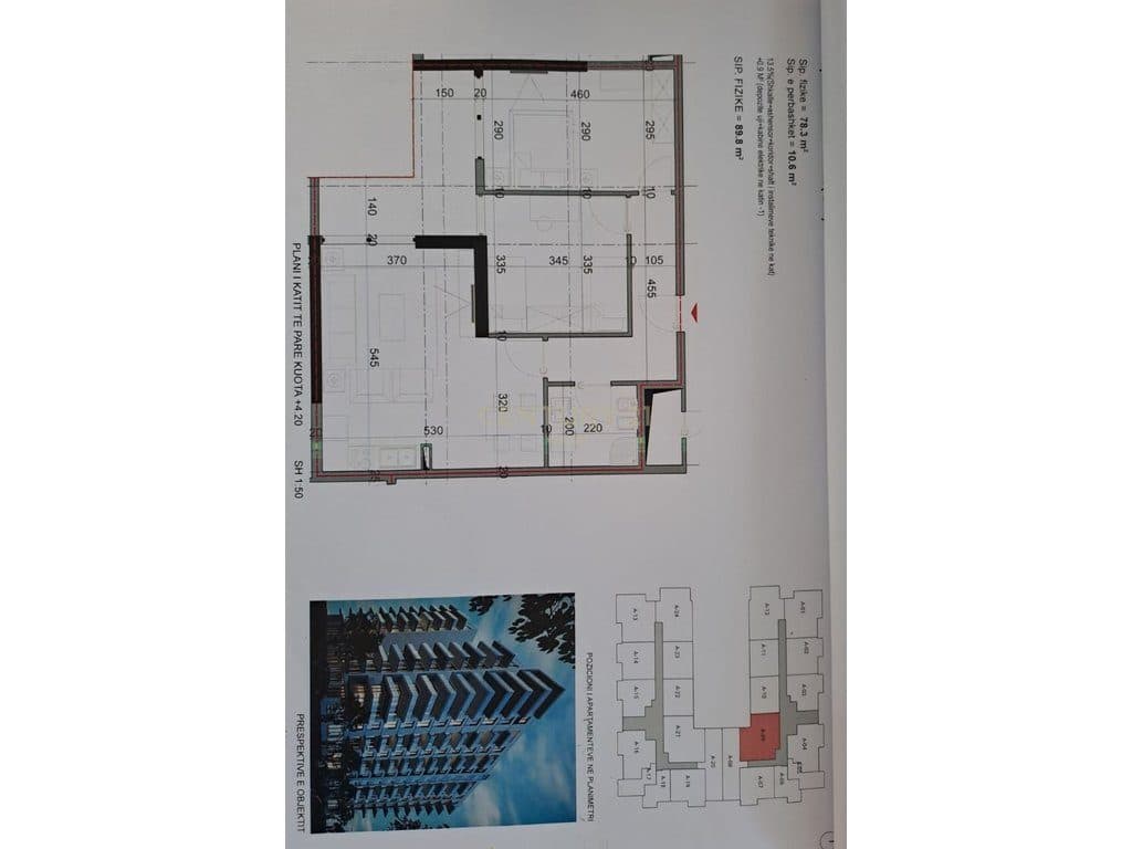 Apartment 2+1 For Sale in Kune Shengjin - 112250€ | 89.8 m² 4