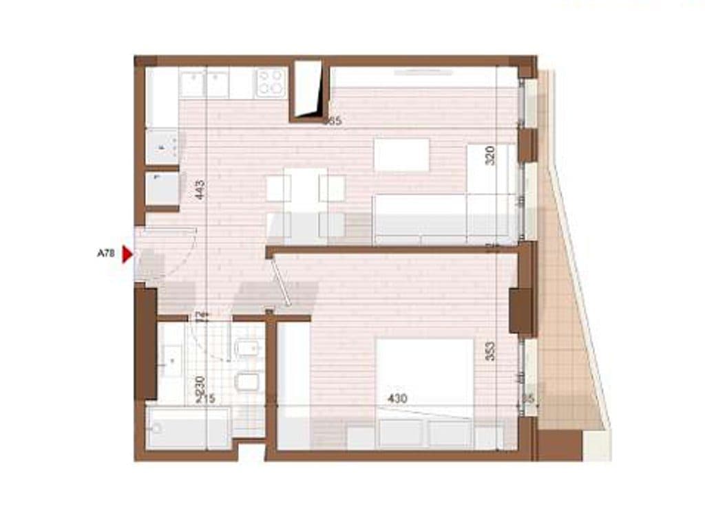 SHITET APARTAMENT 1+1 NE SHENGJIN 3