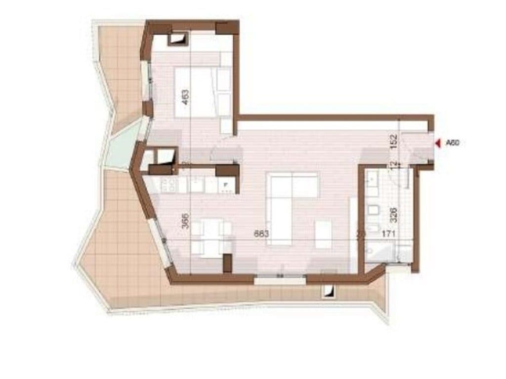 SHITET APARTAMENT 1+1+ VERANDE NE SHENGJIN 3