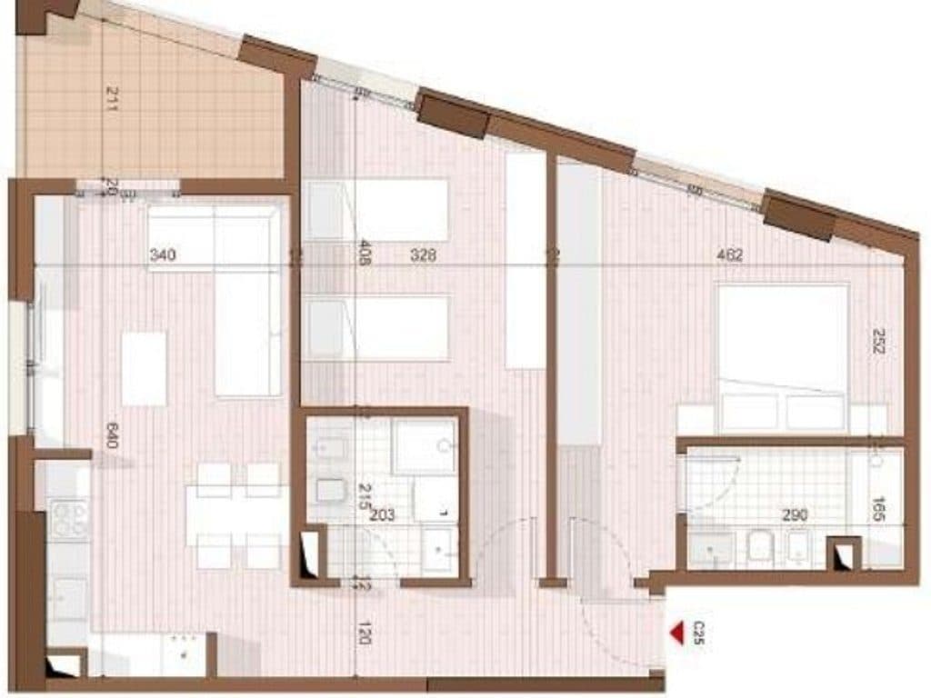 SHITET APARTAMENT 2+1+2 NE SHENGJIN 2