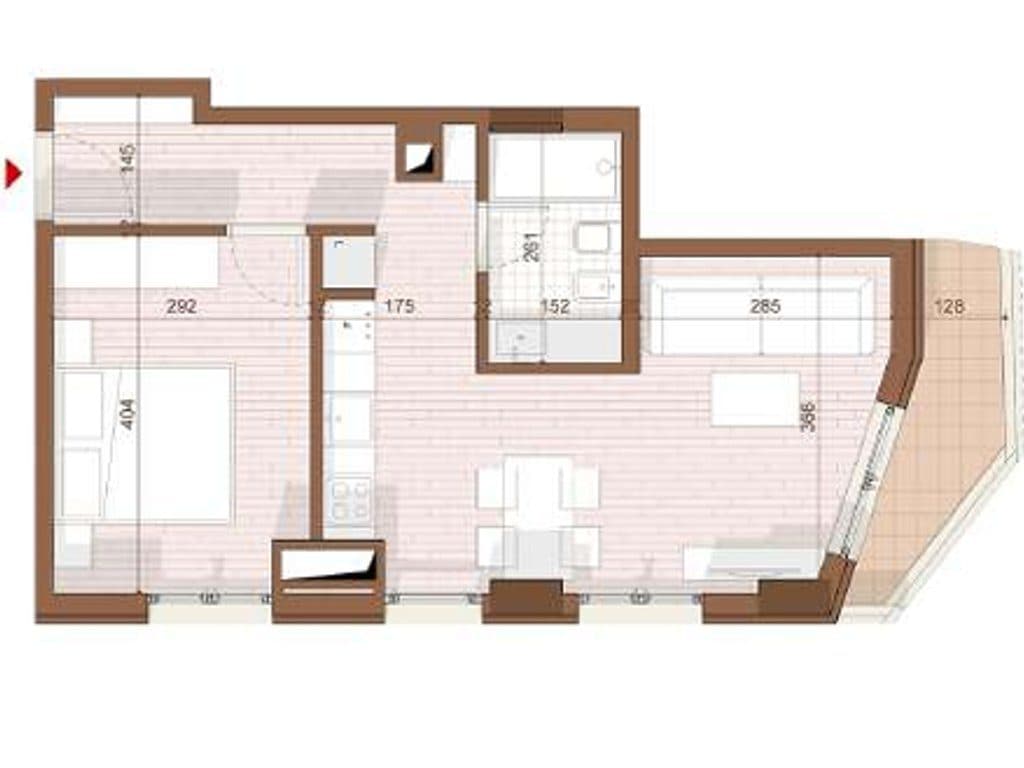SHITET APARTAMENT 1+1+ VERANDE NE SHENGJIN 3