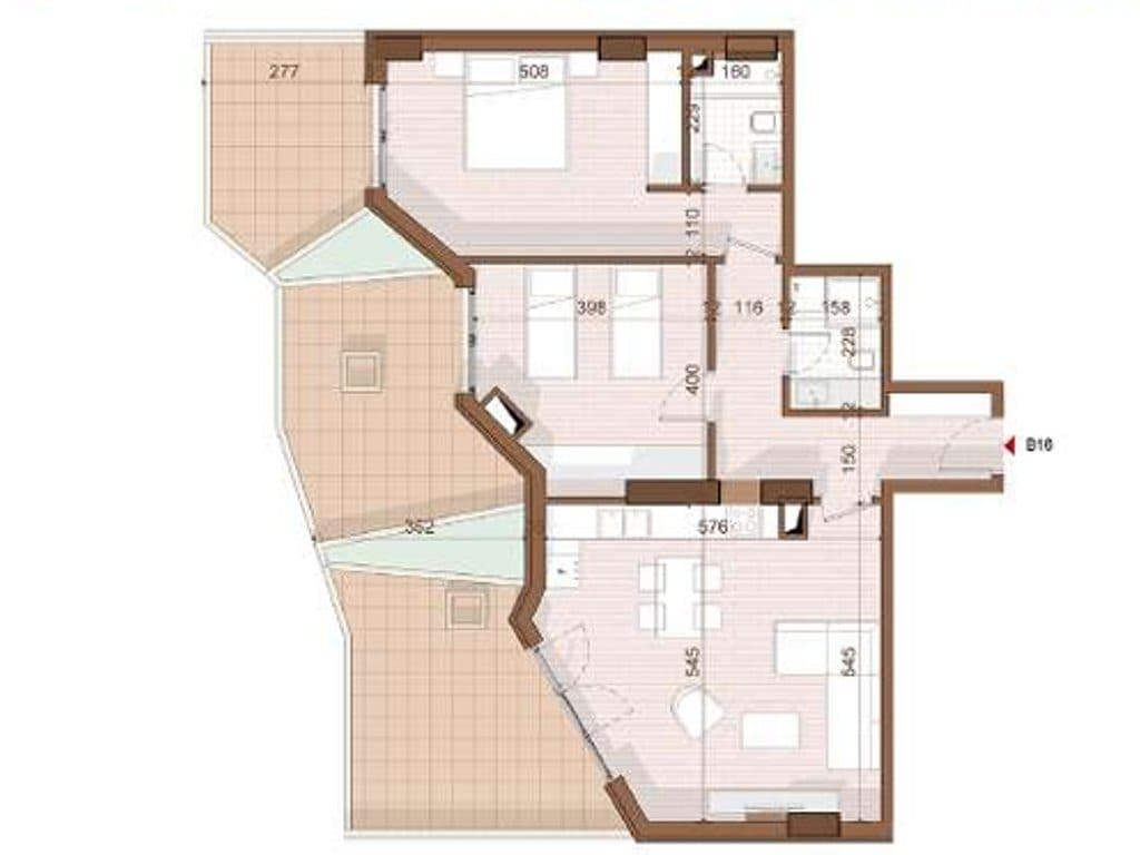 SHITET APARTAMENT 2+1+2+ VERANDE NE SHENGJIN 3