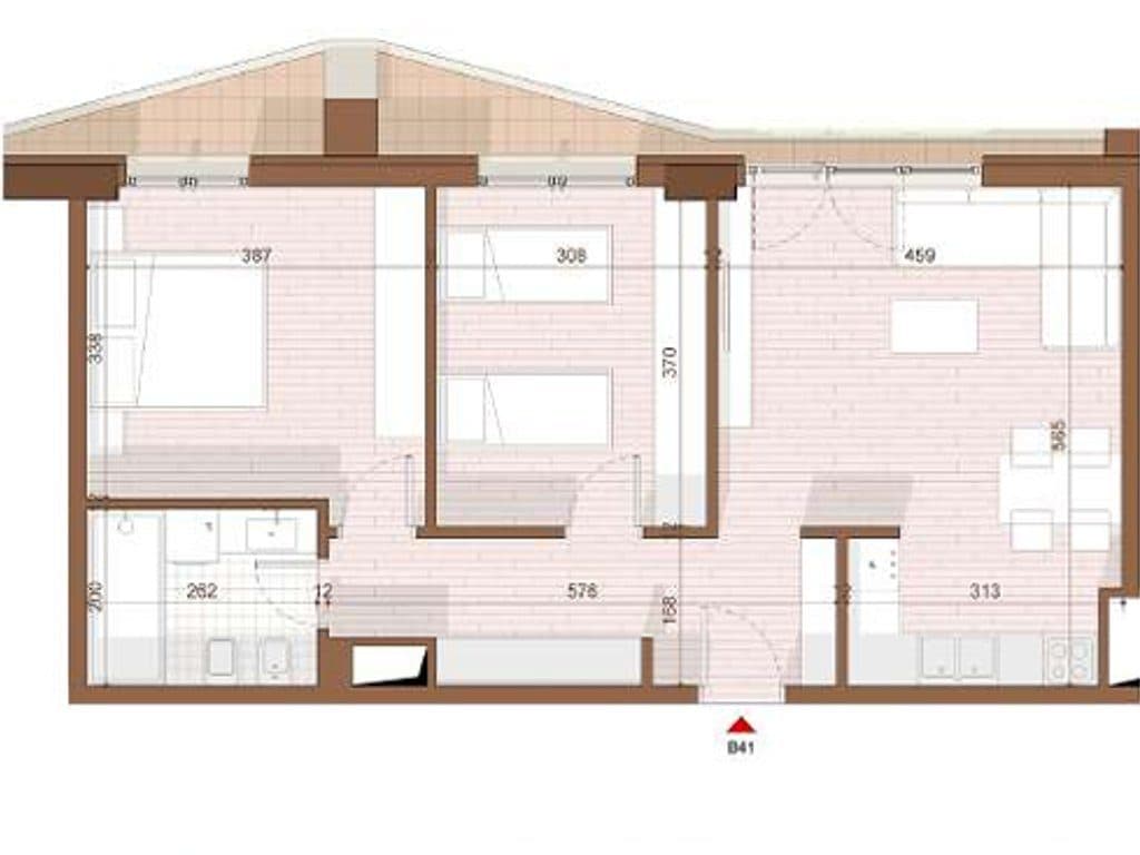 SHITET APARTAMENT 2+1 NE SHENGJIN 3