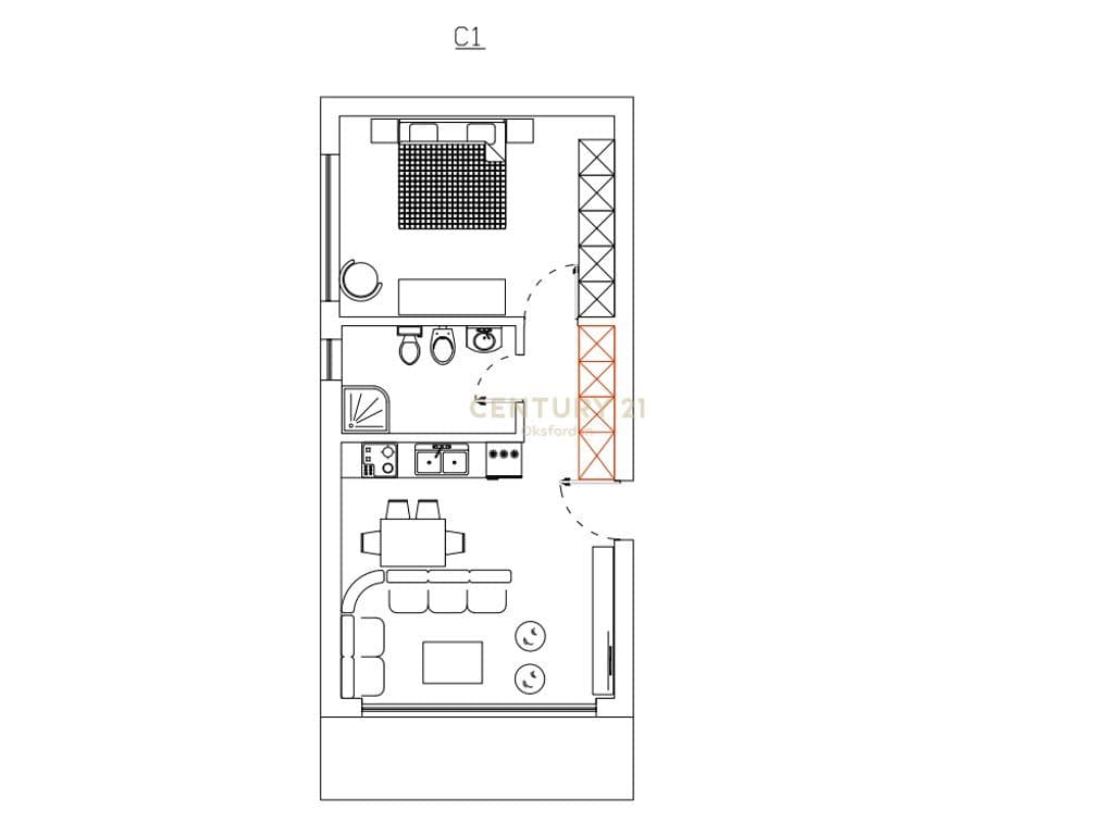 SHITET APARTAMENT 1+1 NE REZIDENCEN "TALEA COAST", PLAZHI TALES 3
