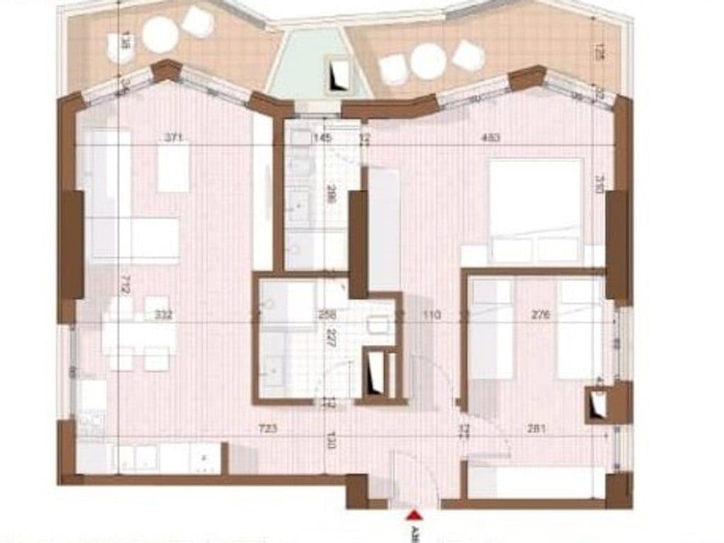 SHITET APARTAMENT 2+1+2+ VERANDE NE SHENGJIN 3