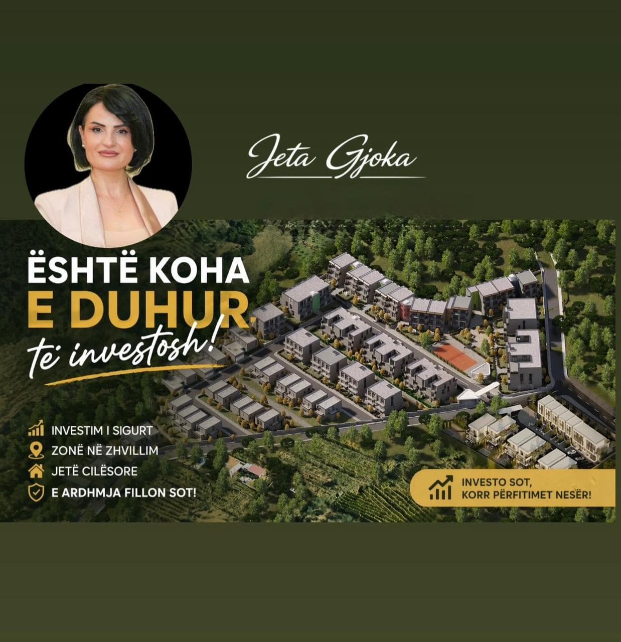 1+1 Apartment for Sale in Farkë