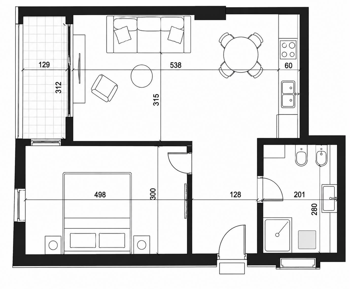 APARTAMENT 1+1 PËR SHITJE 📍 FOREST RESIDENCE 2