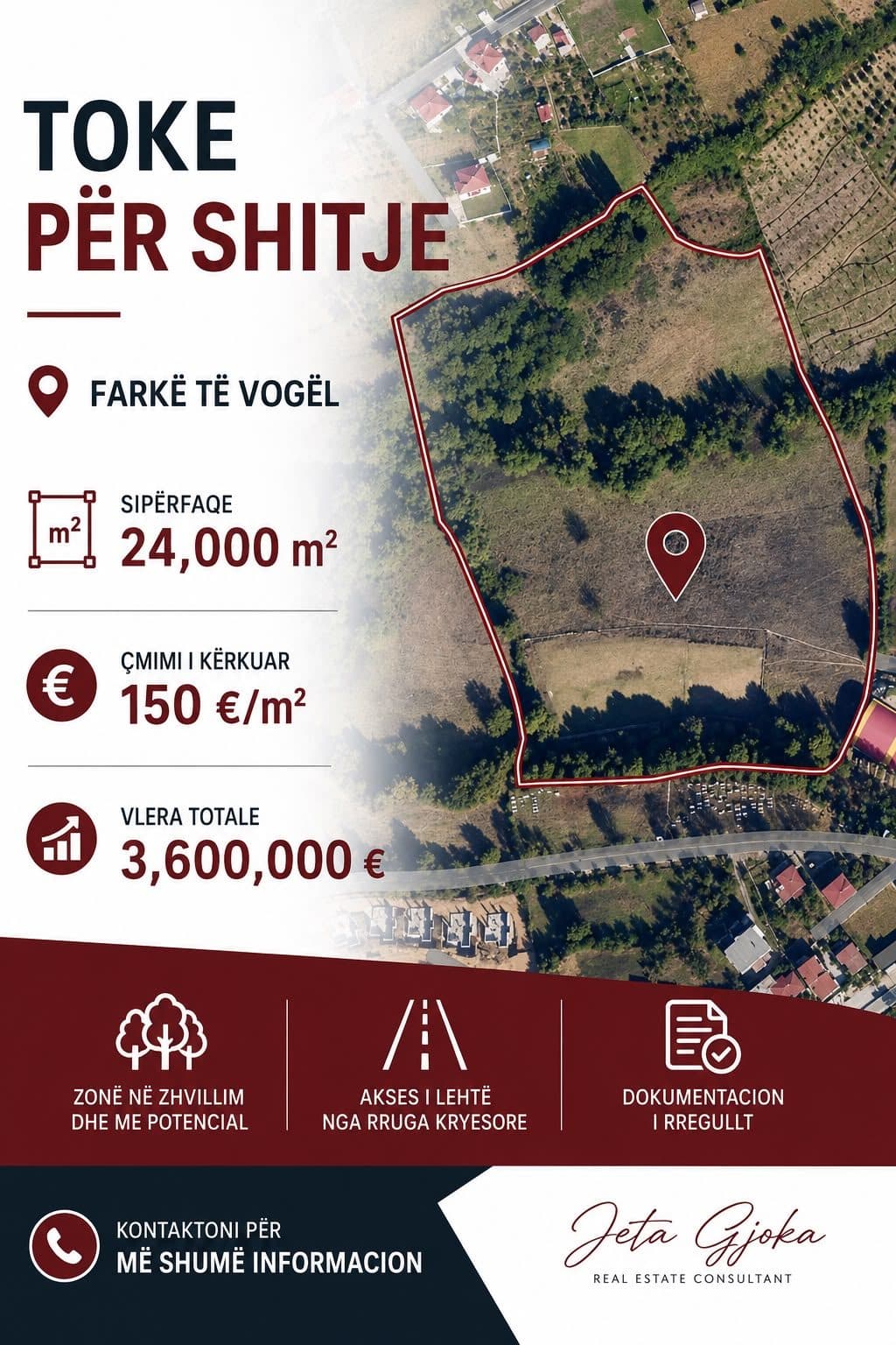 TOKE PER SHITJE NE FARKE E VOGEL