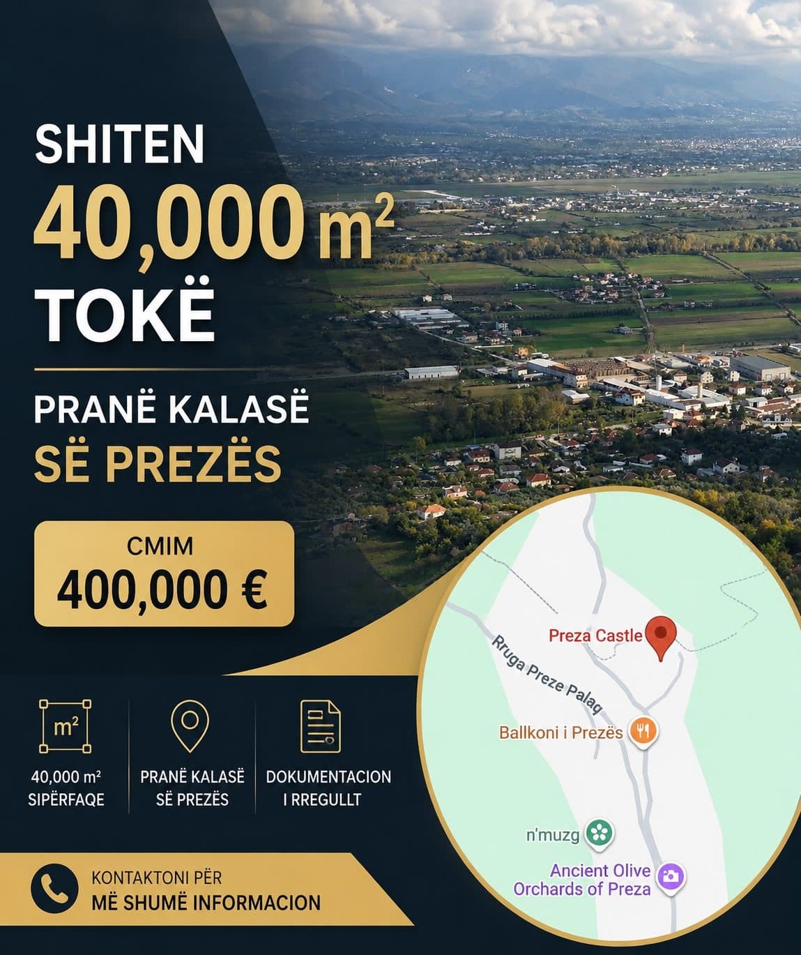 SHITET TOKE PRANE KALASE PREZES