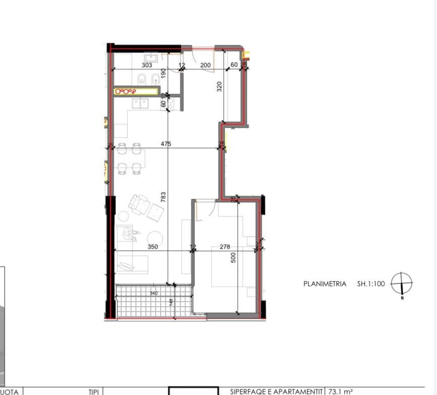 Apartament 1+1 për Shitje 📍 Forest Residence, Shkozë 2