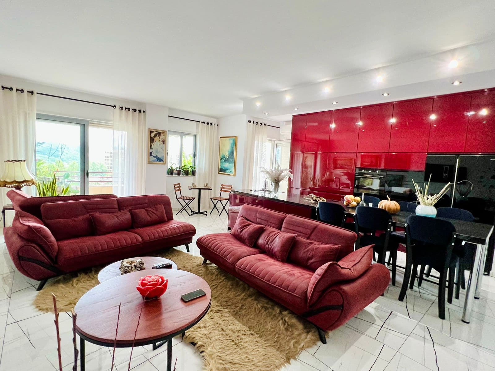 APARTAMENT 2+1+1 TUALET + 3 BALLKONE PËR QIRA