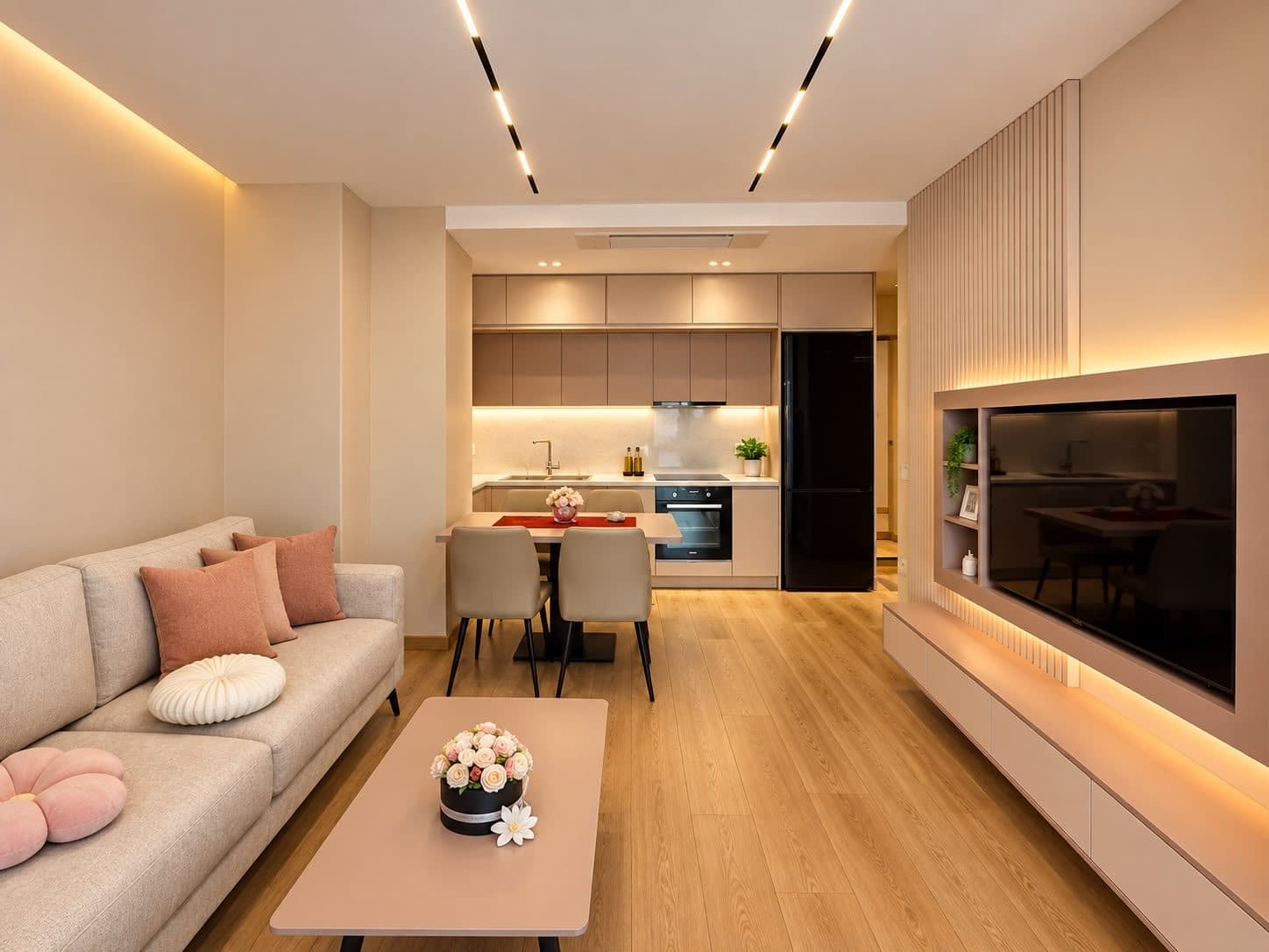 APARTAMENT 2+1 + POST PARKIMI LUKSOZ ME QIRA 3