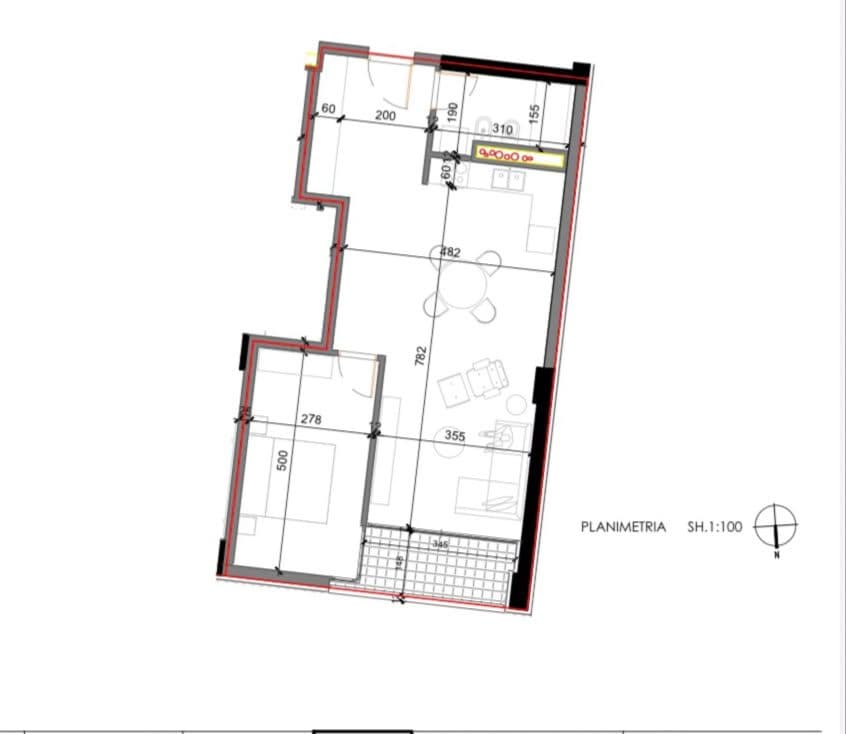 Apartament 1+1 për Shitje 📍 Forest Residence, 2