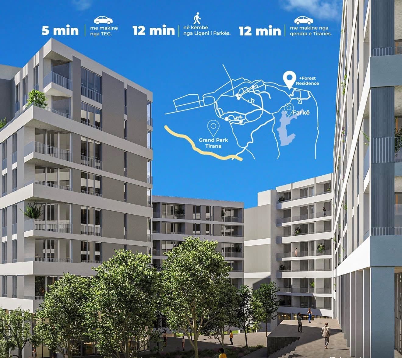 APARTAMENT 1+1 PËR SHITJE 📍 FOREST RESIDENCE 3