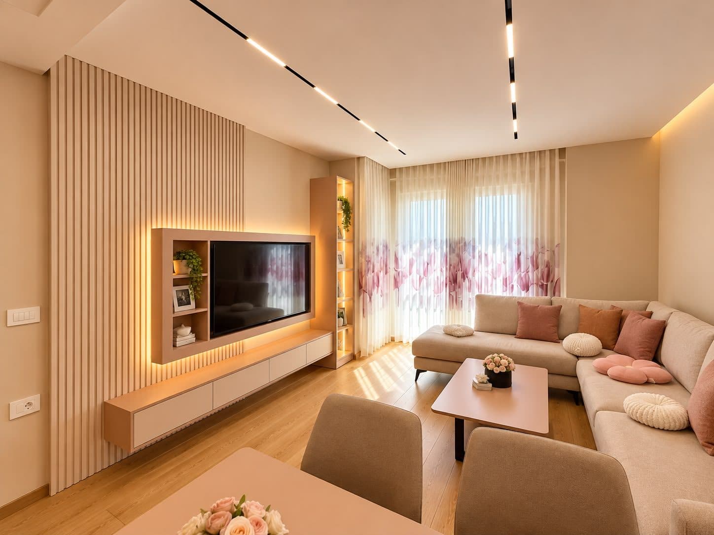 APARTAMENT 2+1 + POST PARKIMI LUKSOZ ME QIRA 2