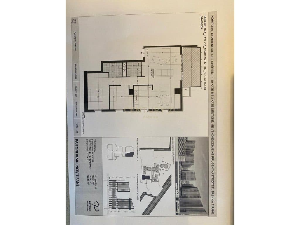 Apartament 3+1+2 për Shitje në Pajtoni Residence 4