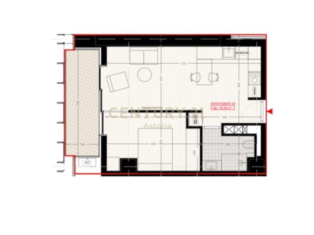 APARTMENT 1+1 FOR SALE IN PAJTONI RESIDENCE 4