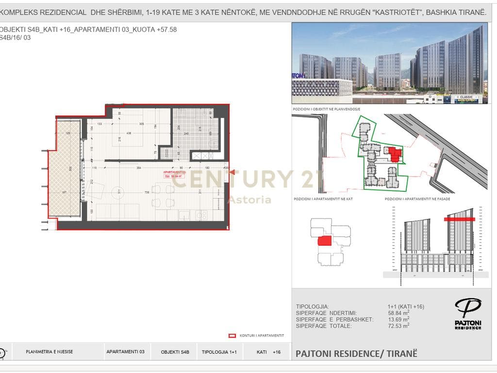 SHITET APARTAMENT 1+1 TE PAJTONI RESIDENCE. 4