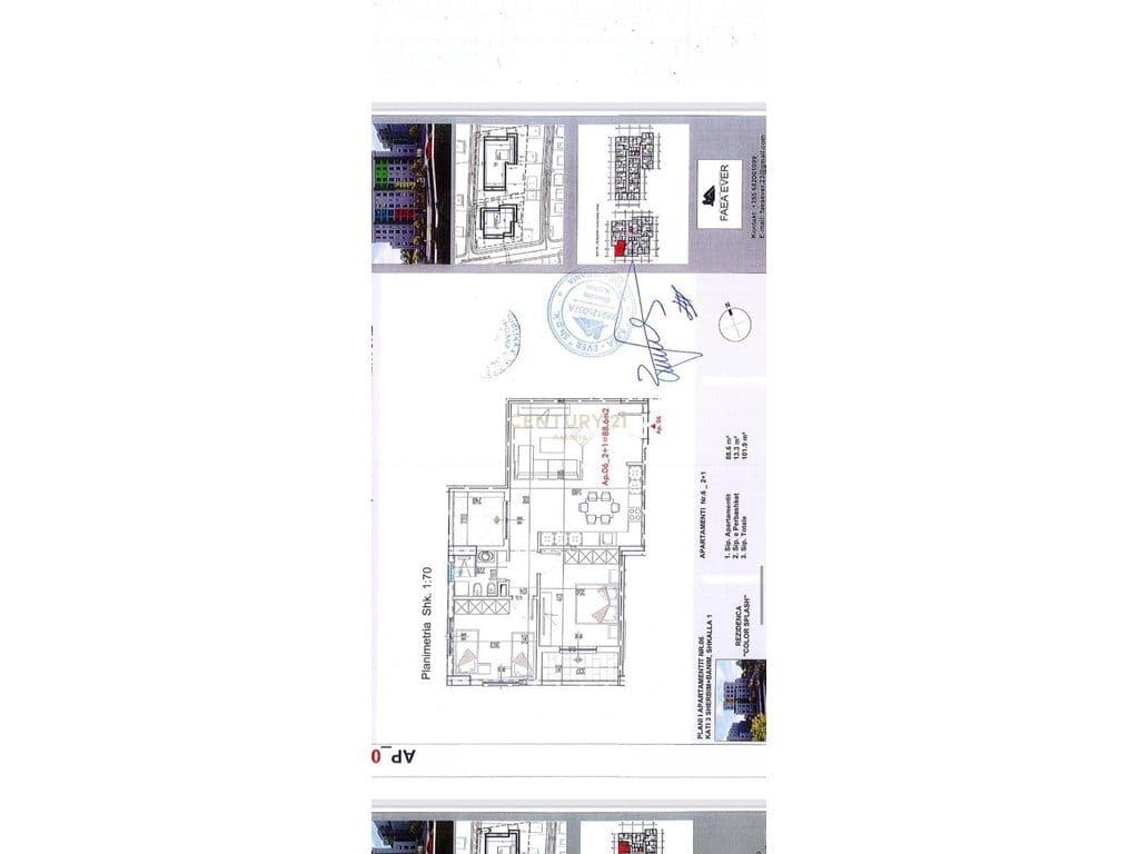 SHITET APARTAMENT 2+1 NE PASKUQAN, RESIDENCA SPLASH COLOR 1