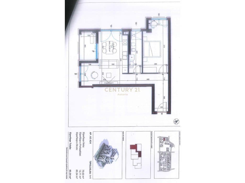 SHITET APARTAMENT 1+1 NE DHERMI, TE SQUARE VILLAGE! 3