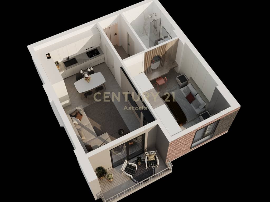 Shitet apartament 1+1 përballë Universitetit Bujqësor, Arborea Residence! 3