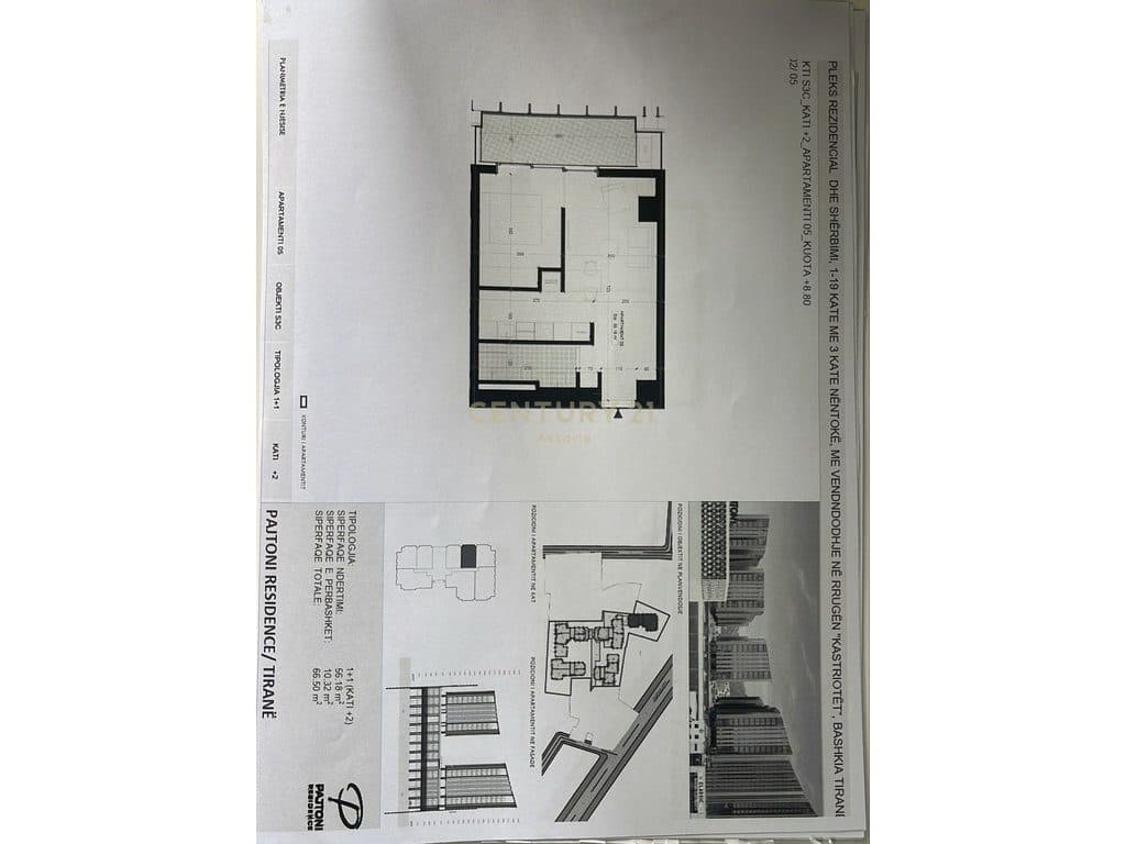 SHITET APARTAMENT 1+1 NË PAJTONI RESIDENCE
