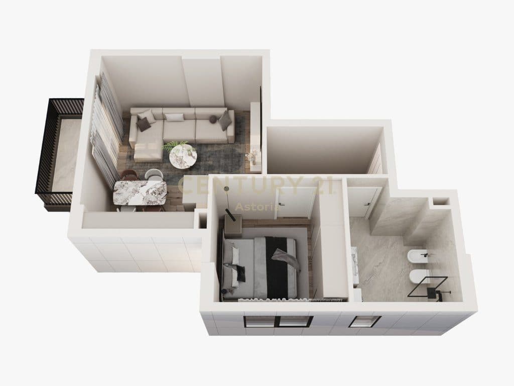 Shesim apartament 1+1 në rezidencën Phoenix – Yzberish 3