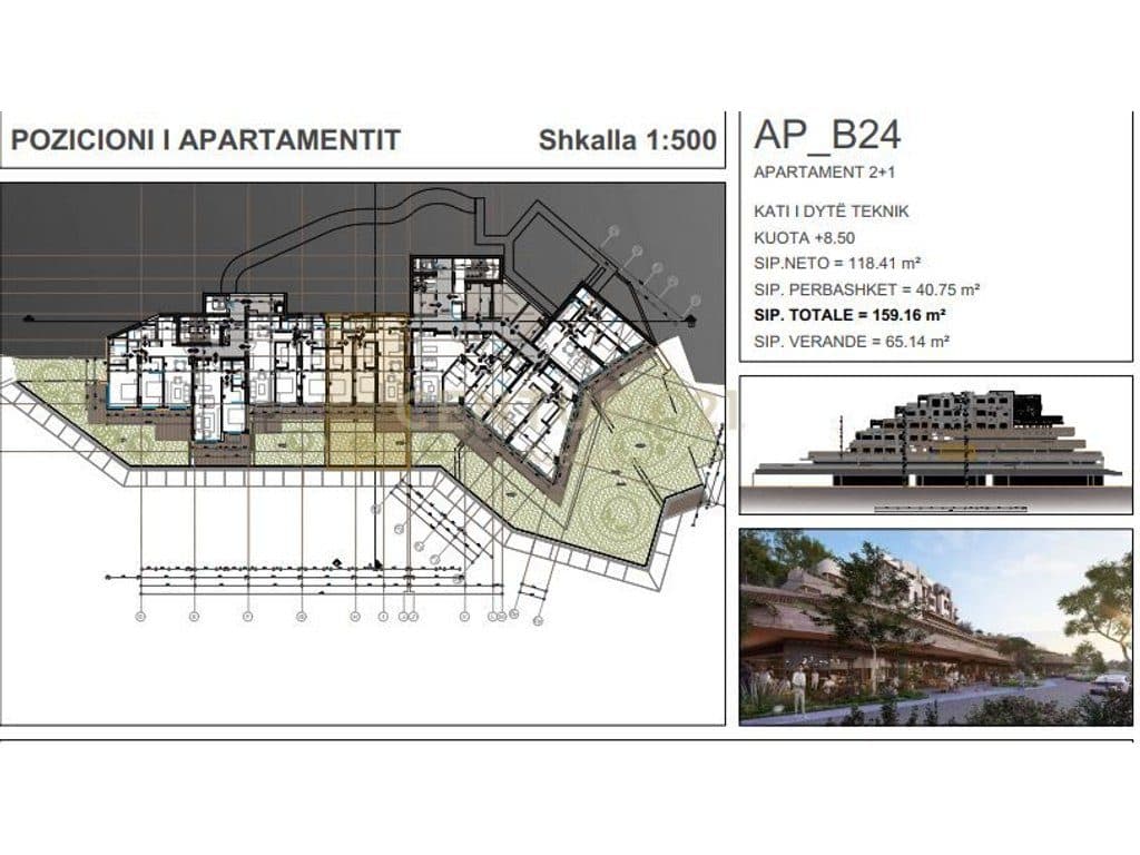 SHITET APARTAMENT 2+1+2 NE GREEN COAST 2 4