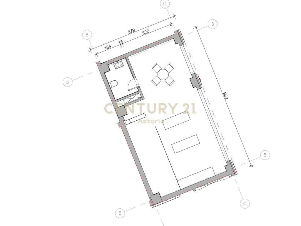 Service unit with mortgage for sale at MARGA 2 – Strategic location on New Boulevard, Tirana 2