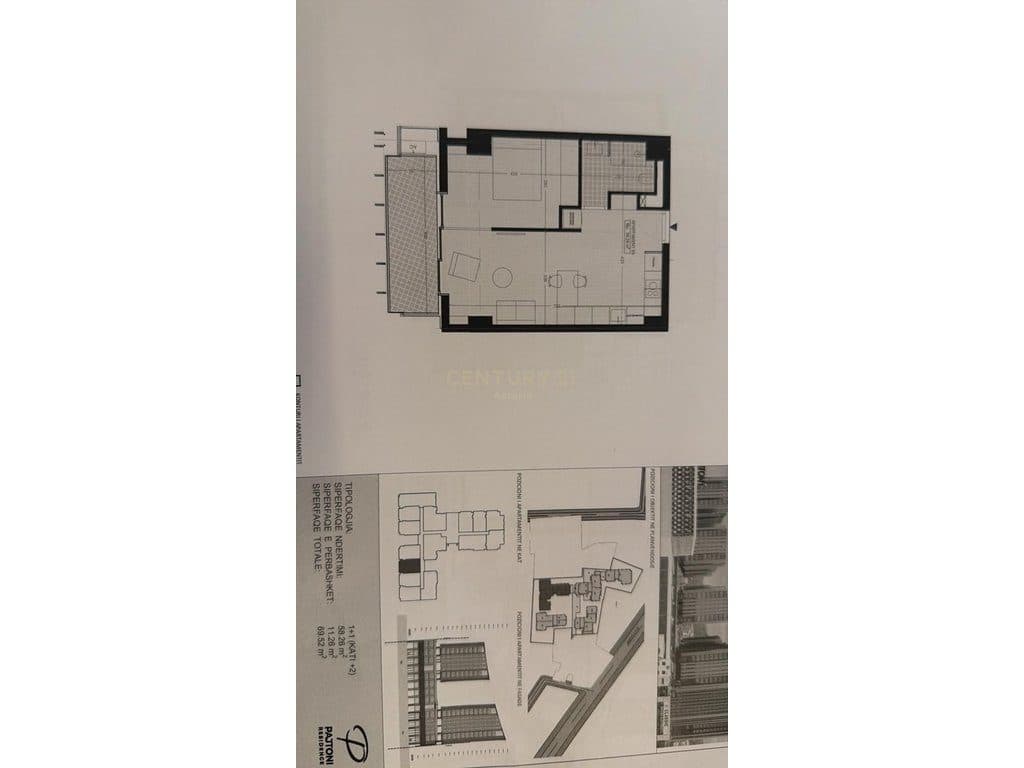 Apartment 1+1 for sale at Pajtoni Center. Payment in installments! 2