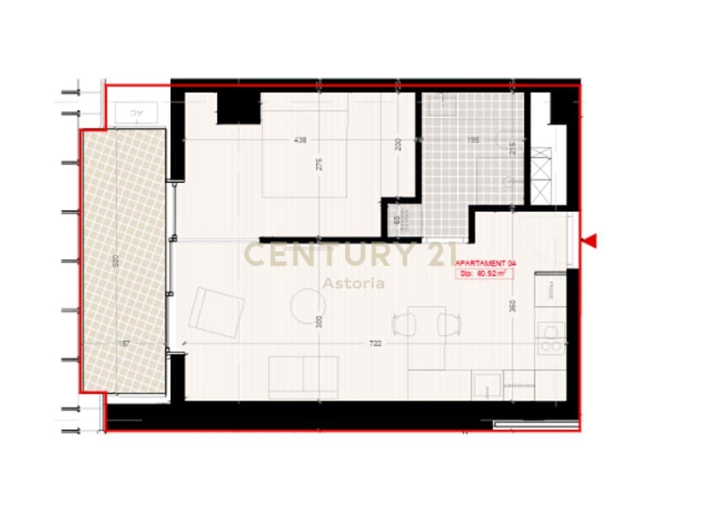 Apartament 1+1 për Shitje në Pajtoni Residence 4