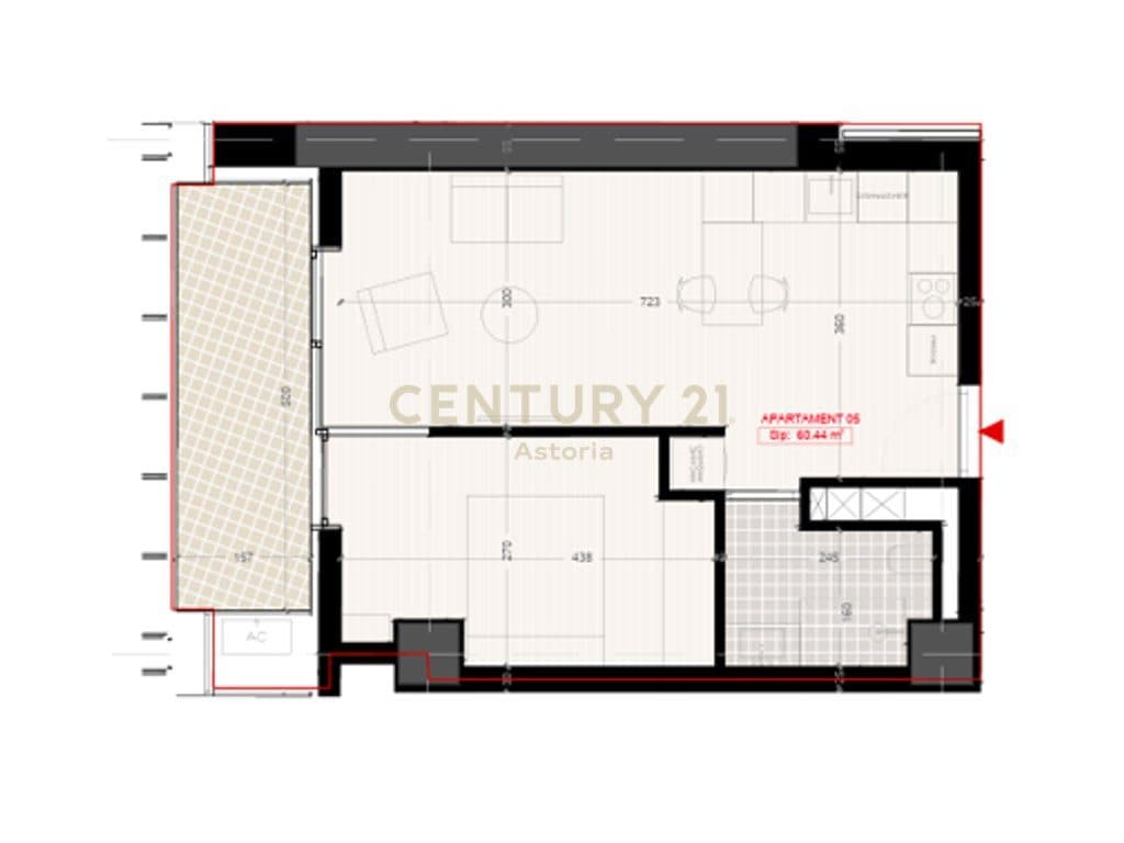Apartament per shitje 1+1 tek Pajtoni Rezidence. Pagese me Keste 4