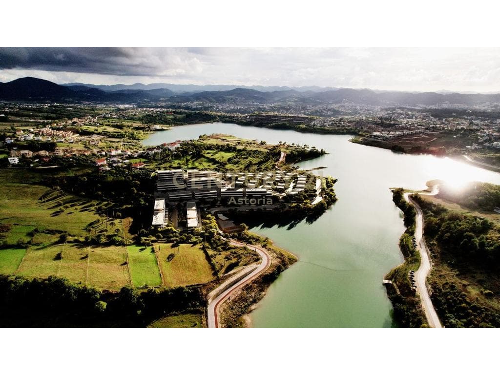 Apartment 3+1 with a 133 m² veranda and lake view, in the Farka Lake Front residence 2