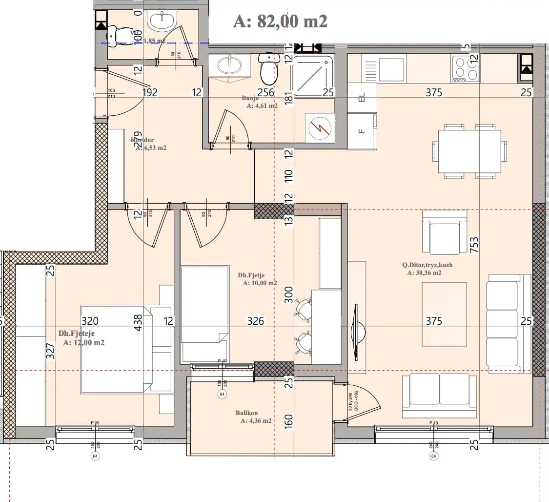 Apartament • 82m2