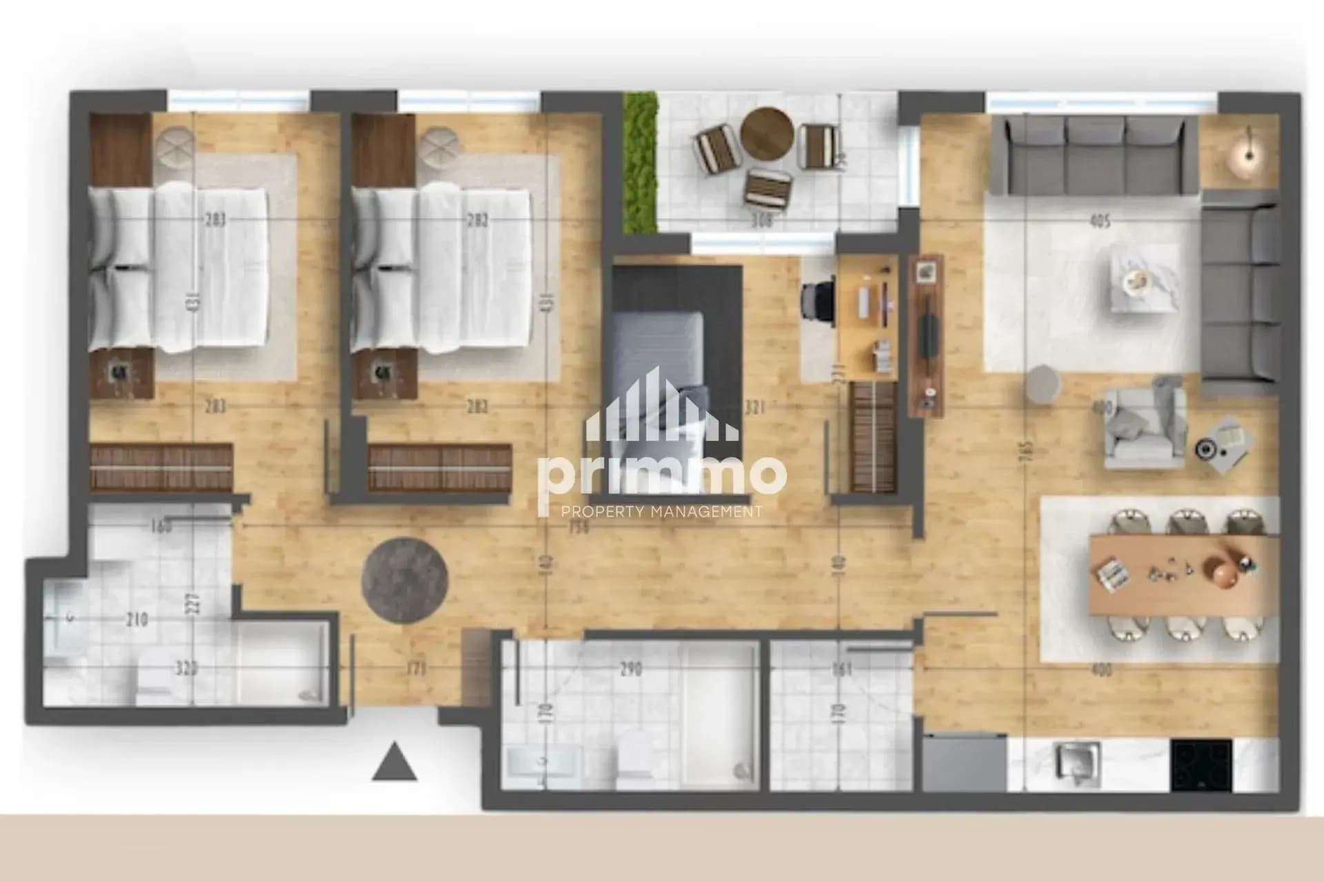 Apartament • 109m2 4