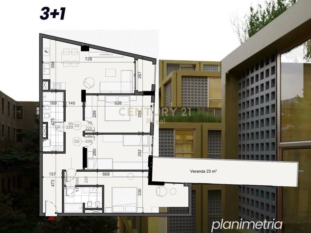 Shitet Apartament 3+1+2 tek Dispanceria – Rruga Siri Kodra 2