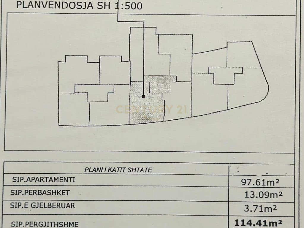SHITET APARTAMENT 2+1+2 NE NJE NDERTIM TE RI NE ZONEN E ALI DEMIT 3