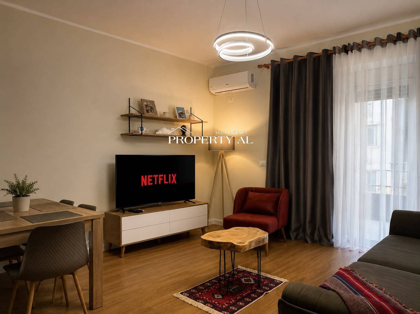 Apartament 1+1 me Qira në Rrugën Gjergj Arianiti, Vlorë