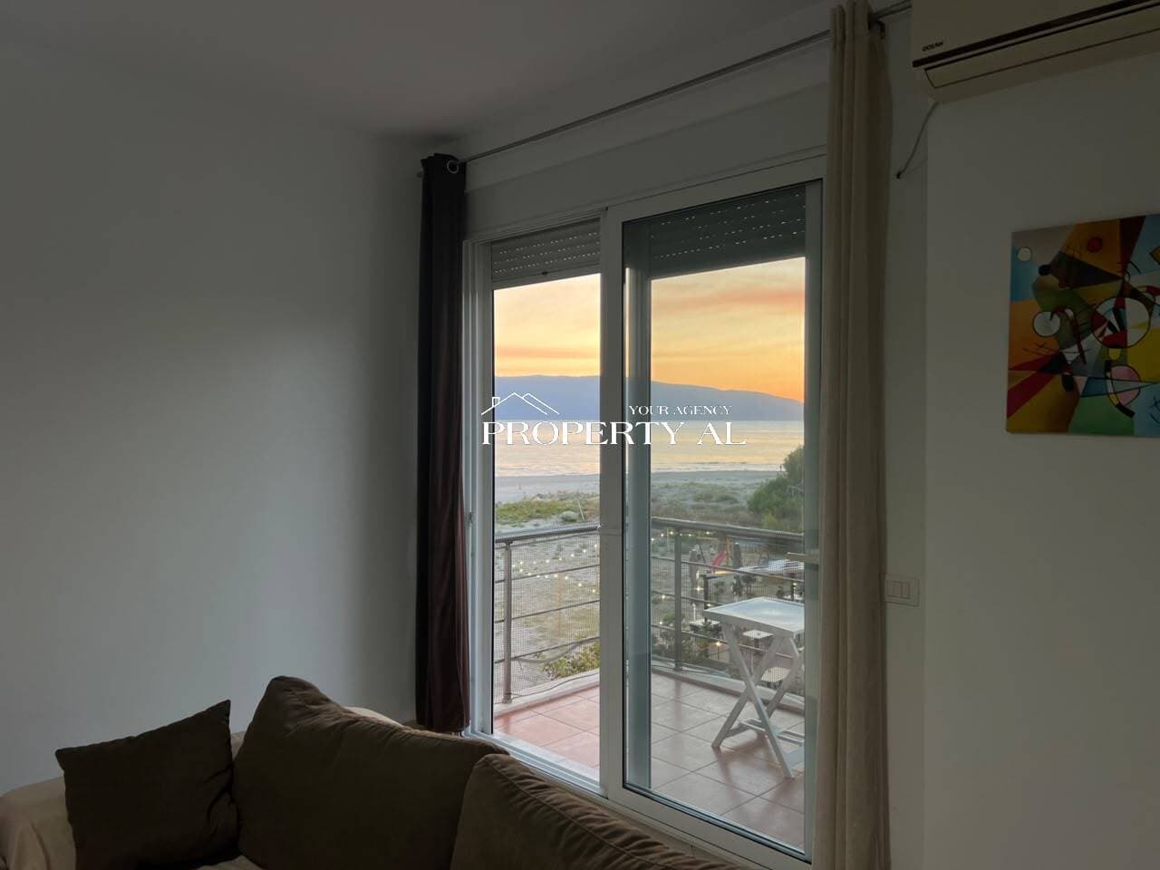 Apartament 1+1 me pamje deti për qira afatgjatë – Plazhi i Vjetër, Vlorë 2