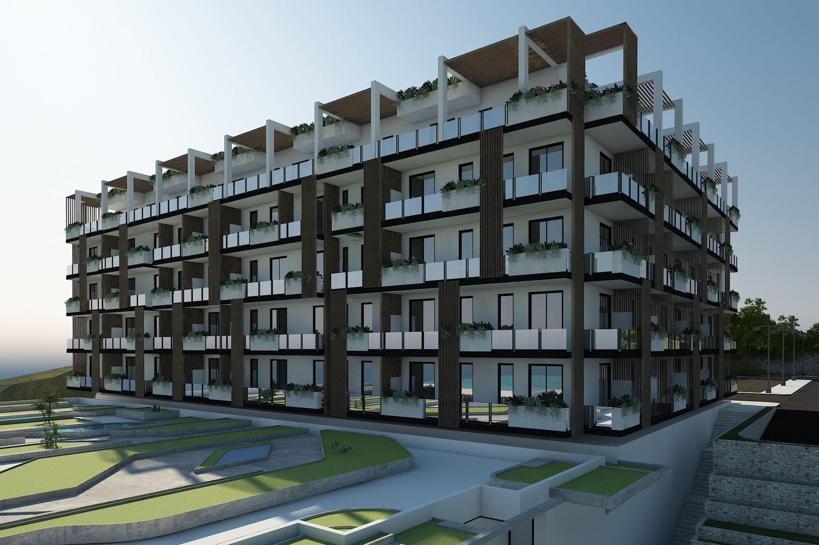 SHITET APARTAMENT 1+1 NE RESIDENCEN DIPLOMATI, VLORE! DISPONOJME TIPOLOGJI TE NDRYSHME APARTAMENTESH! 4