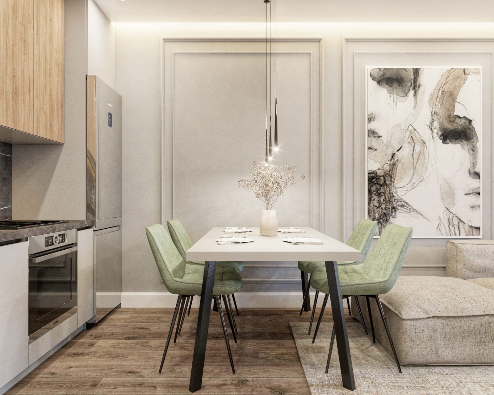 Jepet me qira apartament 2+1 tek Kodra e Diellit! 4