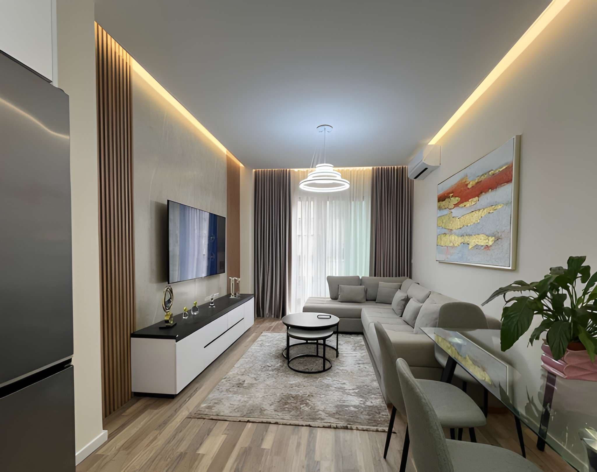 Apartament luksoz 1+1 me qira – Rruga e Kosovareve ! 2
