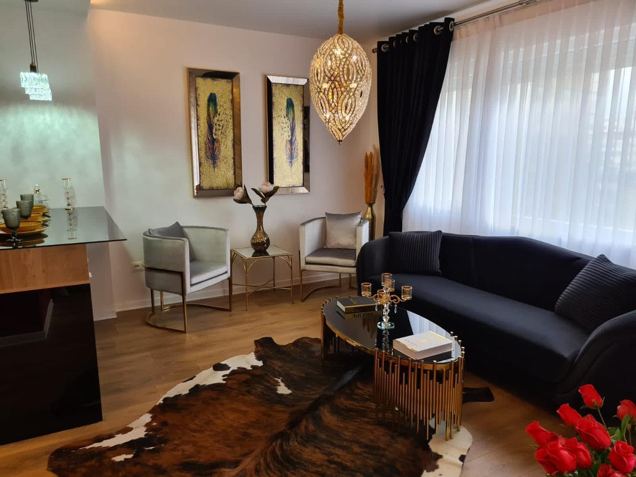 Jepet me Qira Apartament 1+1 tek Rruga e Kosovareve, prane Hotel Dinasty! 2