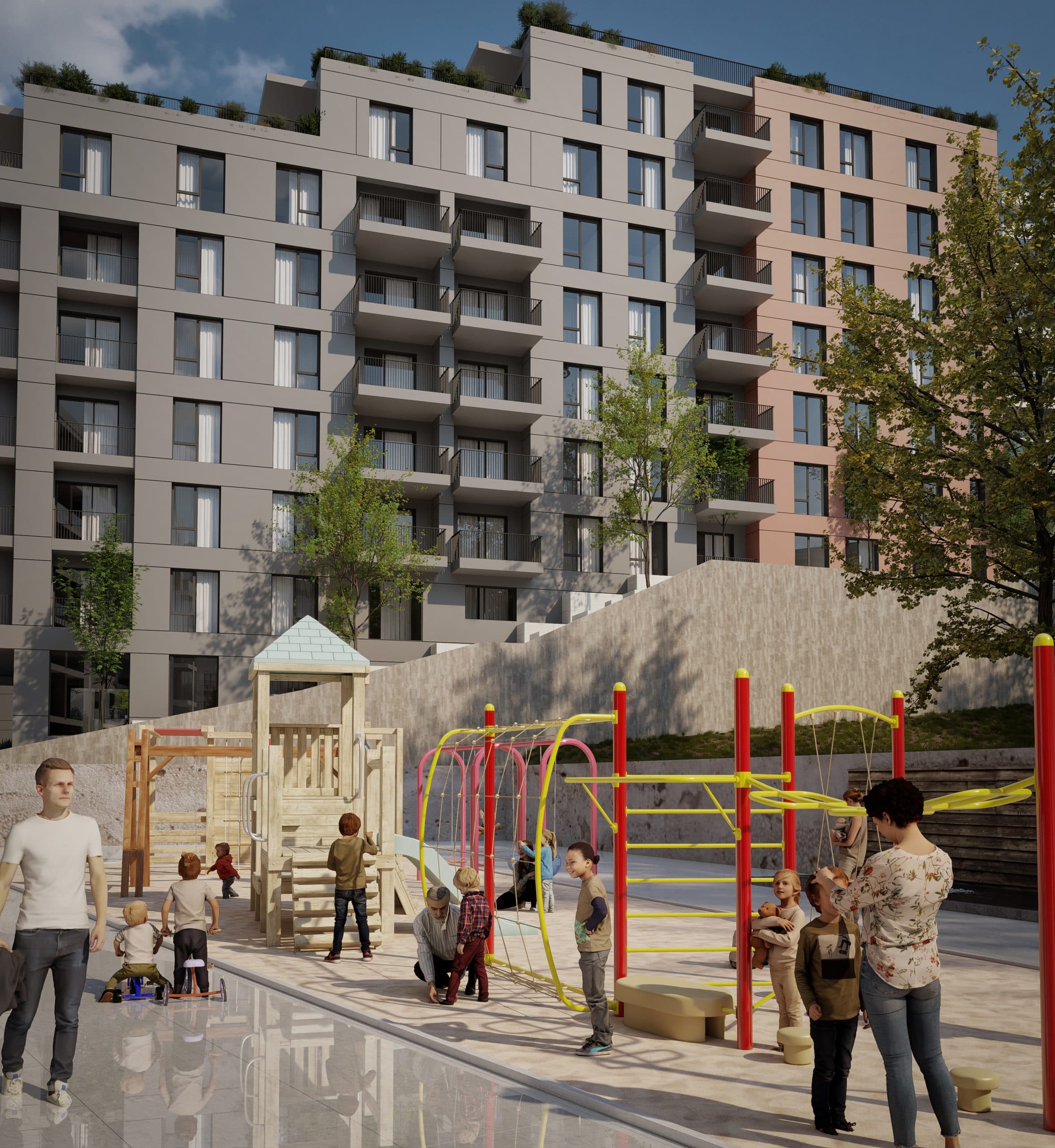 Shitet Apartament 2+1+2 ne Residencen Diellon, Paskuqan!