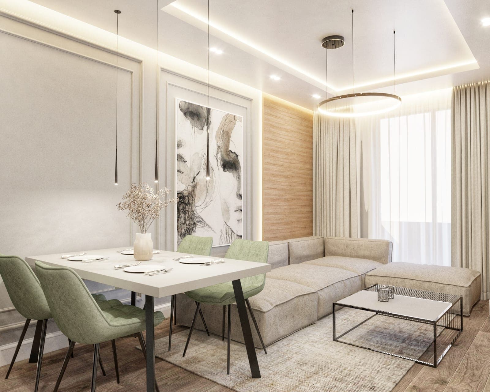Jepet me qira apartament 2+1 tek Kodra e Diellit! 2