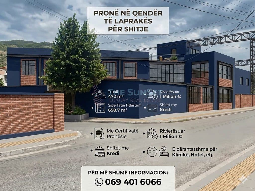 Ambient biznesi për shitje në zonën e Laprakës