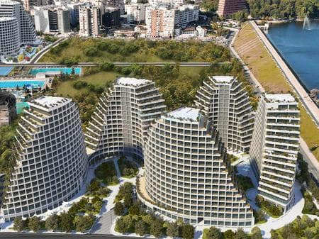 Apartament 1+1 për shitje pranë Liqenit të Tiranës 2