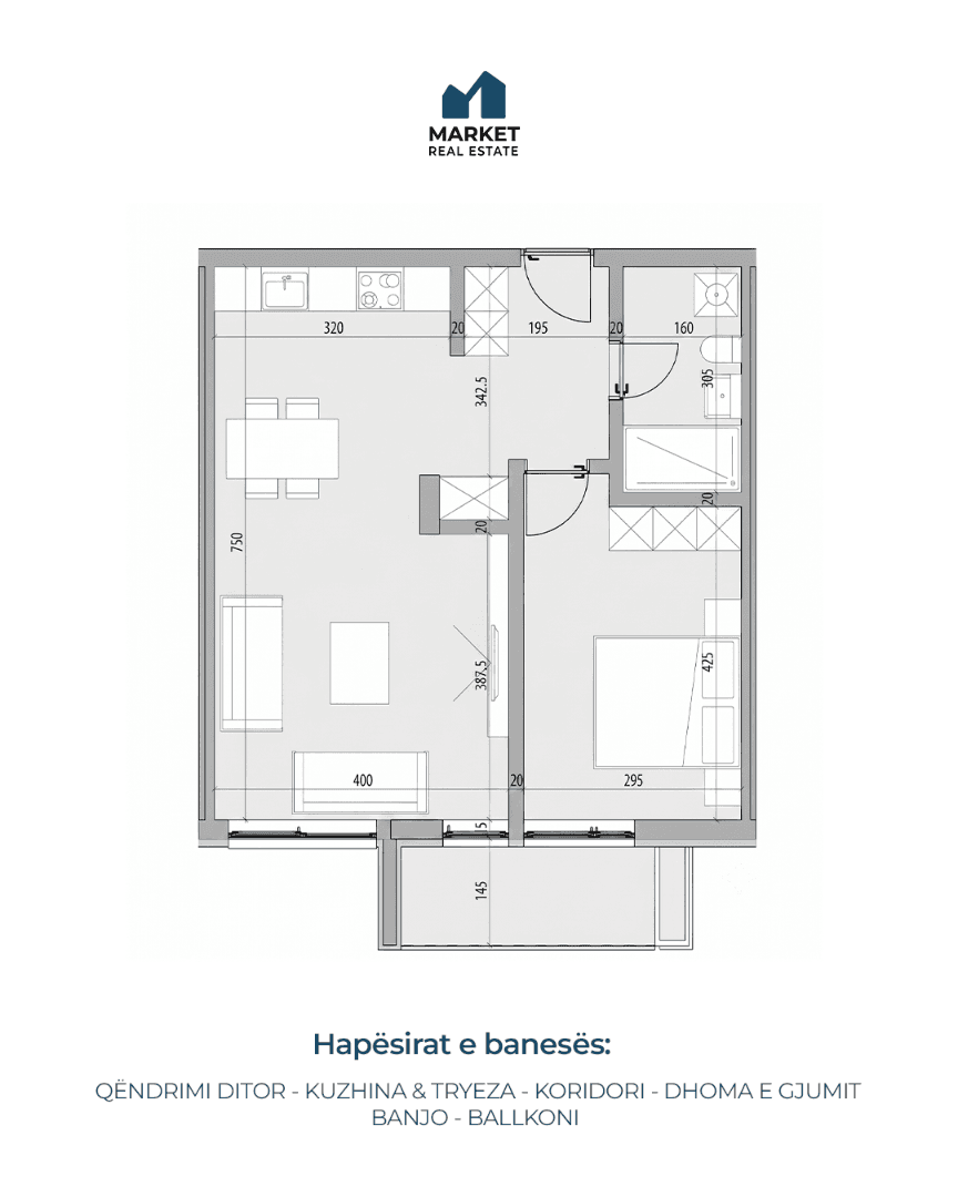 Banesë në Shitje 65m² në Dragodan, Prishtinë