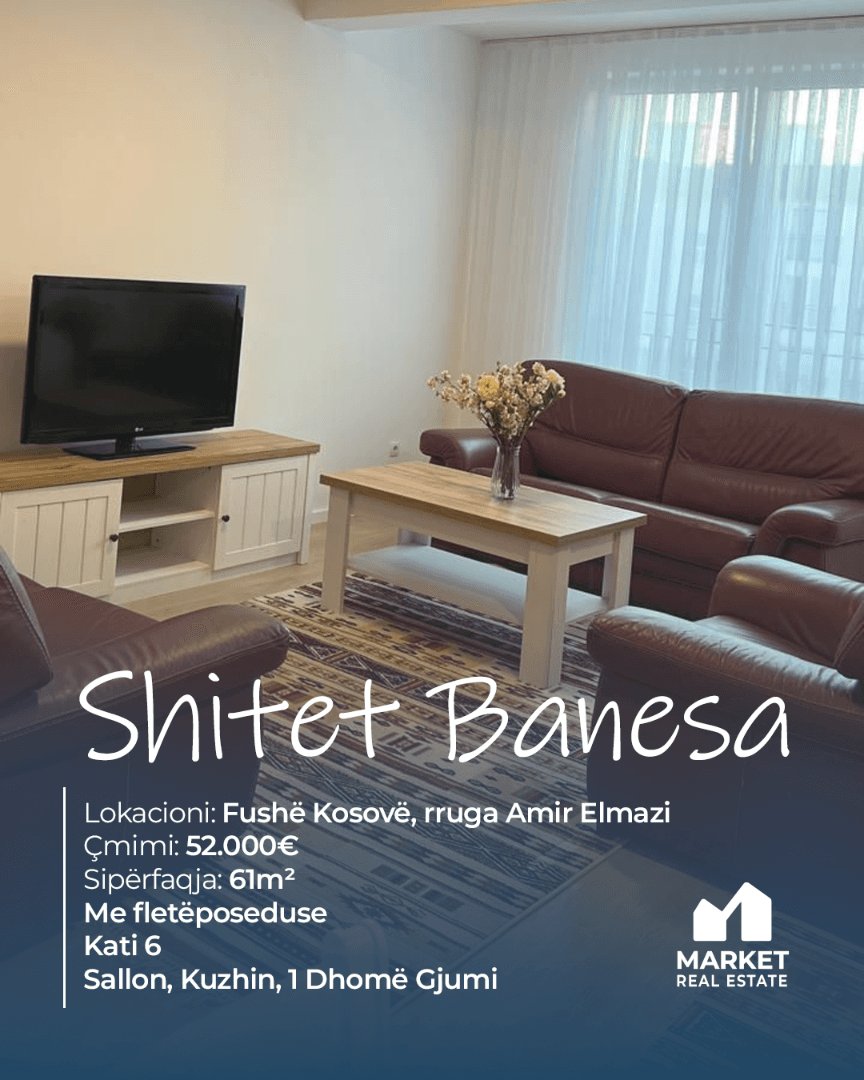 Banesë në shitje Fushë Kosovë